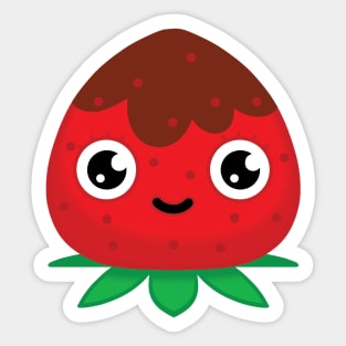 Strawberry-3 Sticker